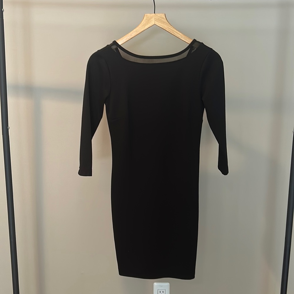 Armani Exchange black dress